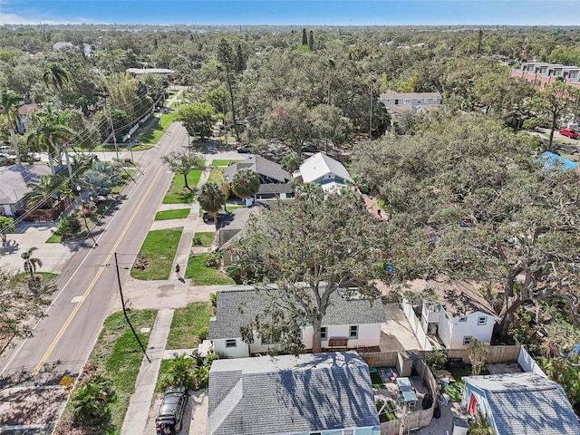 2015 3rd St S, Saint Petersburg, FL 33705 - drone / aerial view of a heavily wooded area