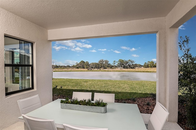 13722 Heartwood Way, Parrish, FL 34219 - view of patio featuring a water view