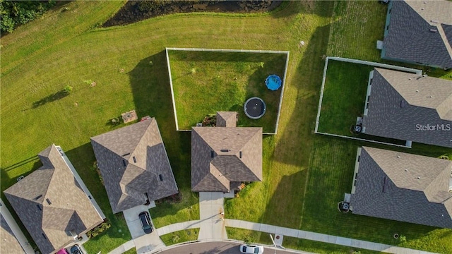 aerial perspective of suburban area
