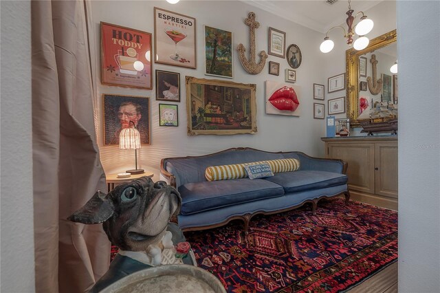 8927 Key W Island Way, Riverview, FL 33578 - living area with ornamental molding