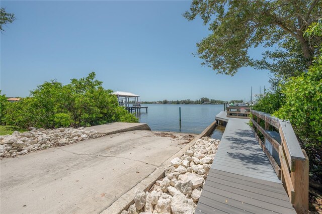 8927 Key W Island Way, Riverview, FL 33578 - dock with a water view