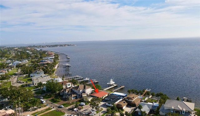 3227 Bayshore Blvd NE, Saint Petersburg, FL 33703 - aerial view of property's location featuring a nearby body of water and nearby suburban area