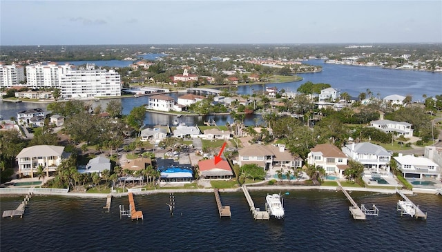 3227 Bayshore Blvd NE, Saint Petersburg, FL 33703 - view of property location with a nearby body of water and nearby suburban area