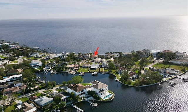 3227 Bayshore Blvd NE, Saint Petersburg, FL 33703 - view of property location with a large body of water and nearby suburban area