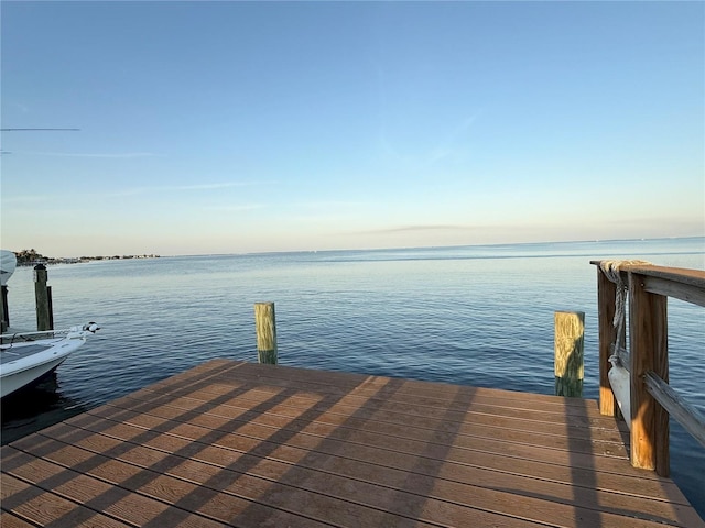 3227 Bayshore Blvd NE, Saint Petersburg, FL 33703 - dock area with a water view