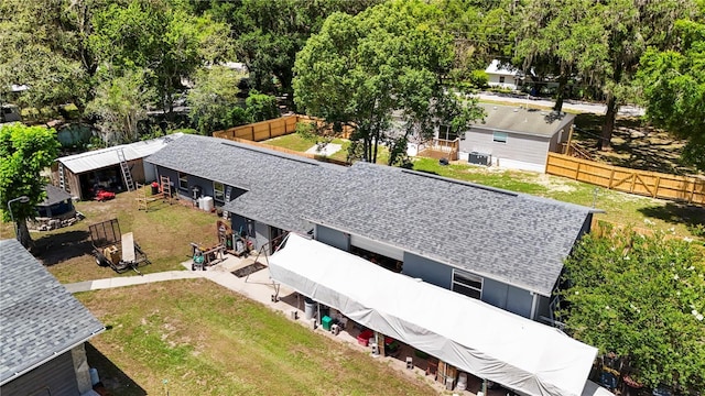 view of subject property