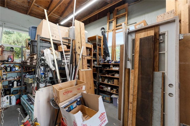 view of storage