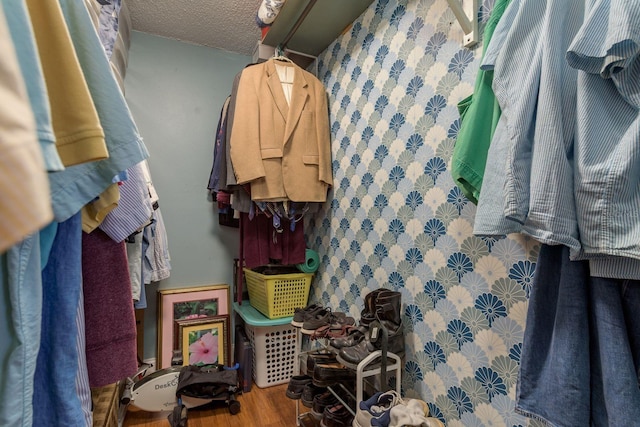 1065 Tartan Dr Unit C, Palm Harbor, FL 34684 - spacious closet featuring wood finished floors