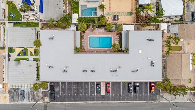 600 71st Ave Unit 18, St Pete Beach, FL 33706 - aerial view of a pool