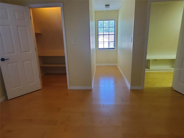 2615 Southern Oaks Pl, Plant City, FL 33566 - hallway with baseboards and light wood finished floors