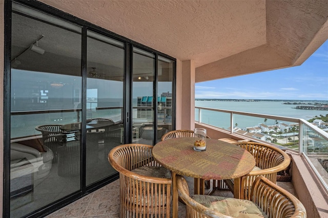 1340 Gulf Blvd Unit 16A, Clearwater Beach, FL 33767 - balcony with a water view