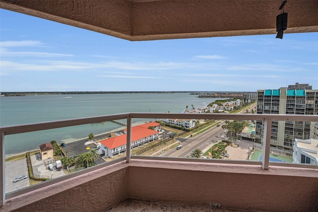 1340 Gulf Blvd Unit 16A, Clearwater Beach, FL 33767 - balcony with a water view