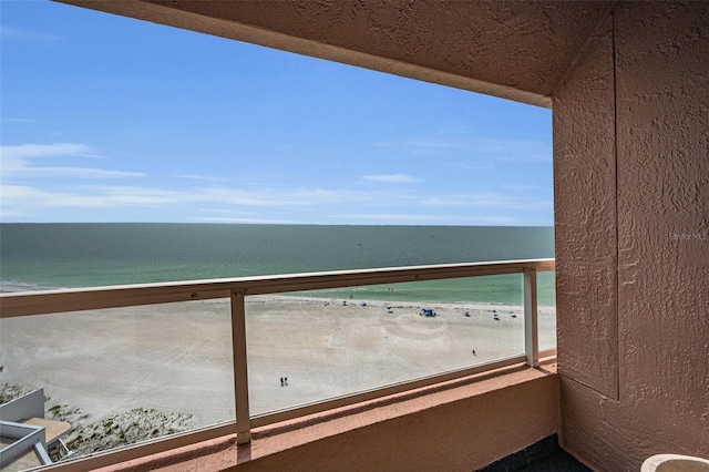 1340 Gulf Blvd Unit 16A, Clearwater Beach, FL 33767 - balcony with view of water and beach