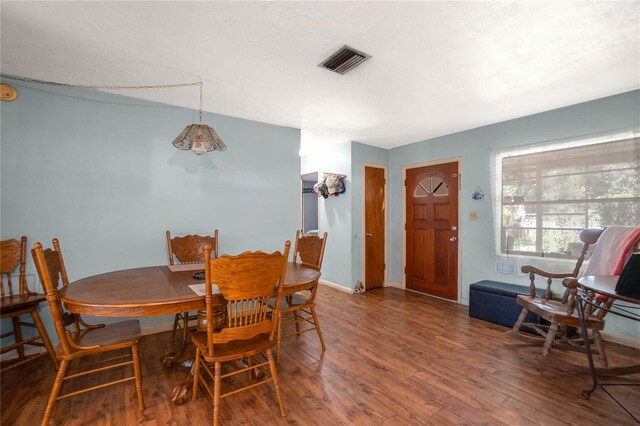28 N Edinburgh Dr, Inverness, FL 34450 - dining space with wood finished floors and baseboards
