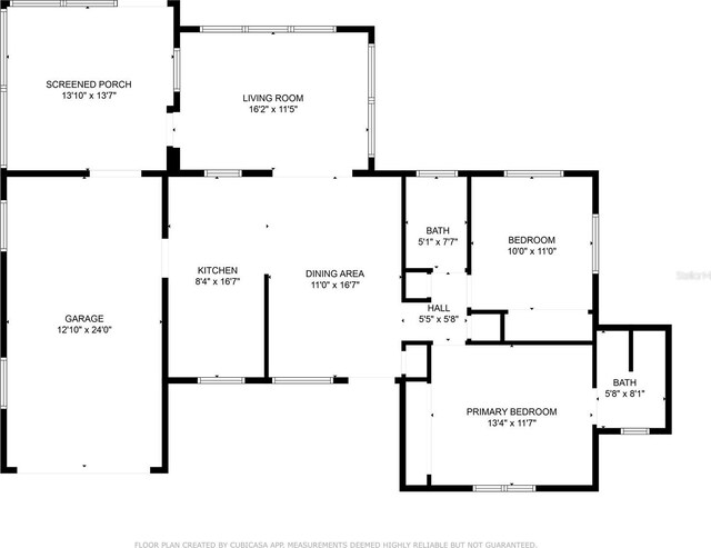 28 N Edinburgh Dr, Inverness, FL 34450 - floor plan / room layout