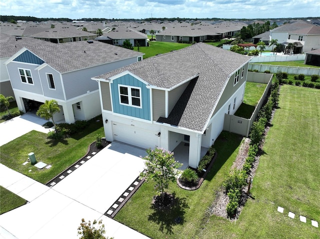 34056 Scarlet Sage Ct, Wesley Chapel, FL 33545 - aerial view of residential area