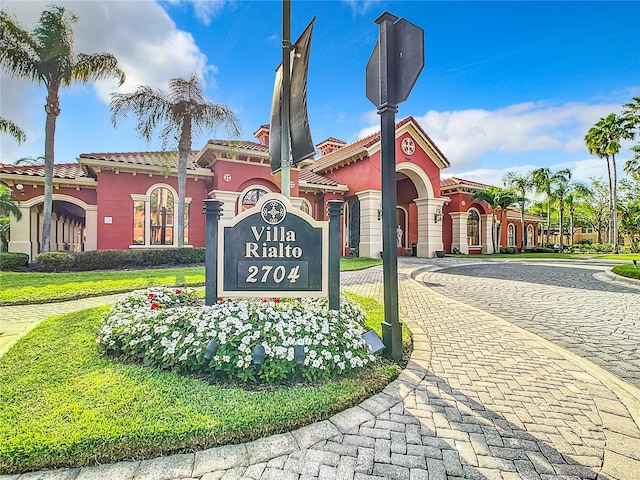 2724 Via Murano Unit 615, Clearwater, FL 33764 - view of community / neighborhood sign