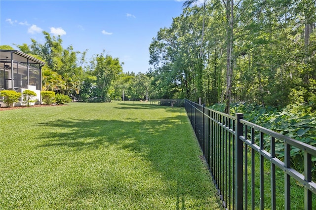 4512 Cheval Blvd, Lutz, FL 33558 - view of yard featuring a sunroom