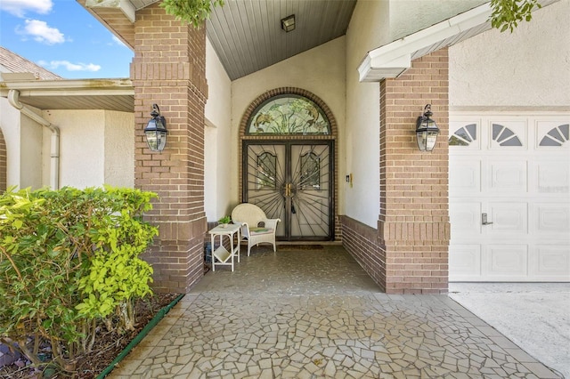 5434 Wellfield Rd, New Port Richey, FL 34655 - entrance to property featuring stucco siding and brick siding
