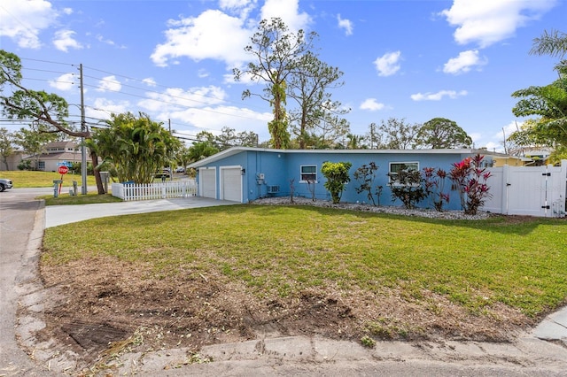 1818 Indian Rocks Rd S, Largo, FL 33774 - view of front of property with a gate, driveway, and an attached garage