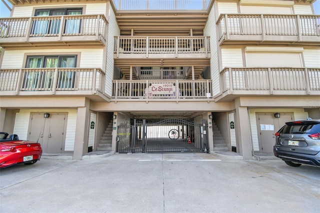 view of property featuring a carport