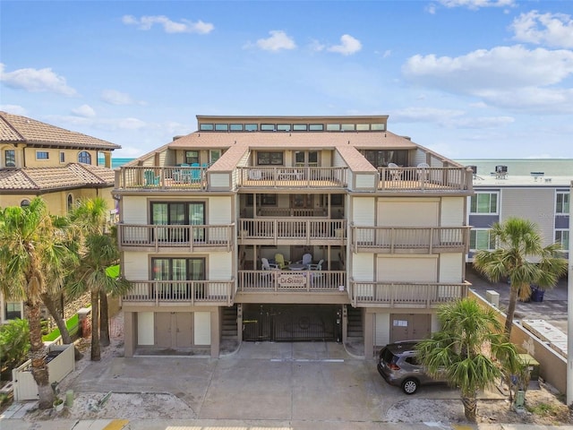view of building exterior with an attached garage