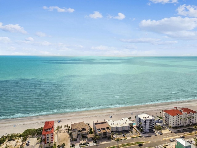 water view featuring local beach