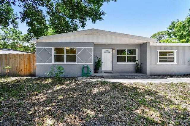 1810 77th Ave N, Saint Petersburg, FL 33702 - view of front of property featuring fence