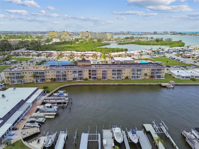 1 Boca Ciega Point Blvd Unit 310, Saint Petersburg, FL 33708 - drone / aerial view of a large body of water