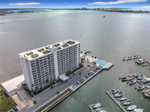 100 Pierce St Unit 910, Clearwater, FL 33756 - drone / aerial view of a nearby body of water