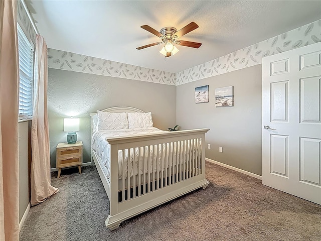 3093 Hillside Ln, Safety Harbor, FL 34695 - bedroom with carpet floors, baseboards, and ceiling fan