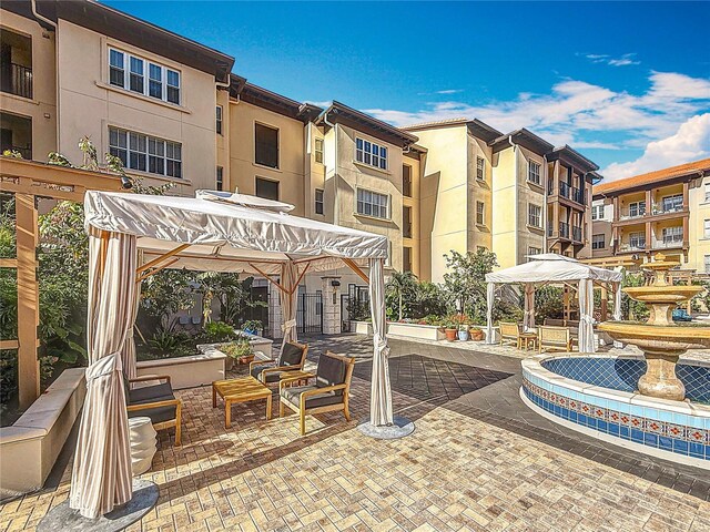 200 4th Ave S Unit 229, Saint Petersburg, FL 33701 - view of patio / terrace featuring a gazebo and a pergola