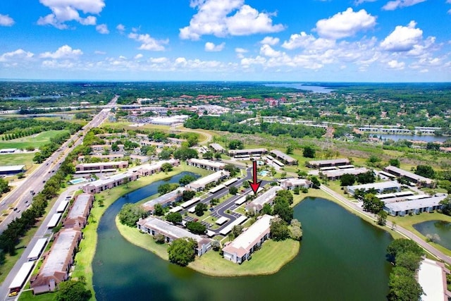 172 Lakeview Way Unit 172, Oldsmar, FL 34677 - aerial view of property and surrounding area featuring a nearby body of water
