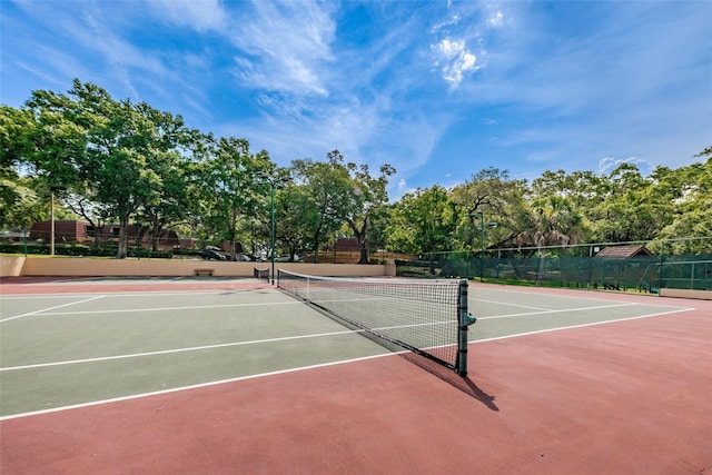 2706 11th Ct, Palm Harbor, FL 34684 - view of tennis court with community basketball court and view of scattered trees