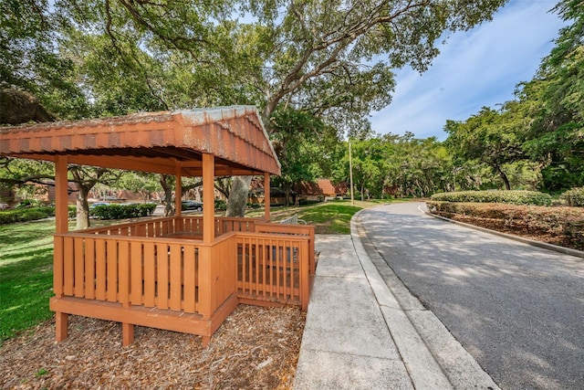 2706 11th Ct, Palm Harbor, FL 34684 - view of community with a gazebo and a lawn