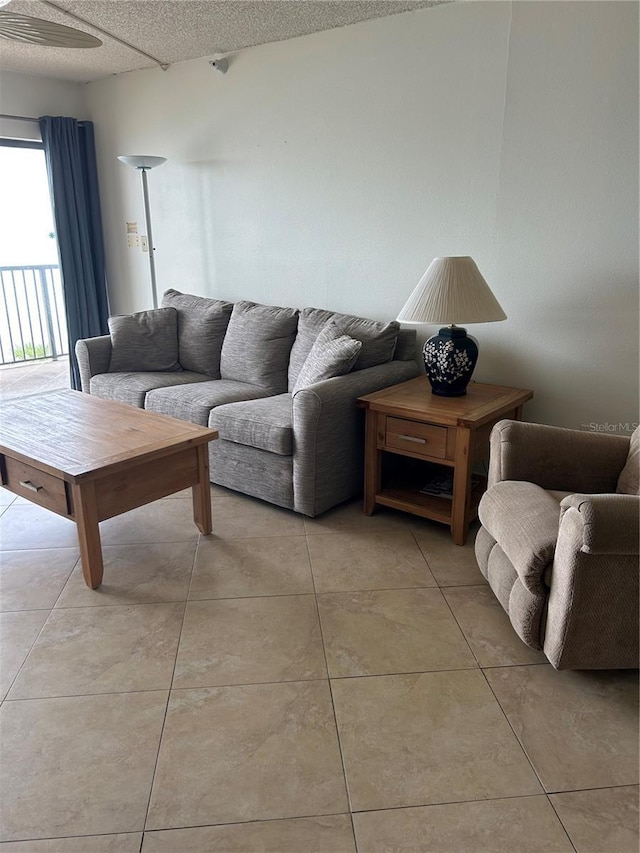 14950 Gulf Blvd Unit 603, Madeira Beach, FL 33708 - living room featuring light tile patterned flooring