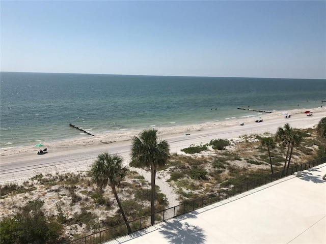 14950 Gulf Blvd Unit 603, Madeira Beach, FL 33708 - water view featuring nearby beach