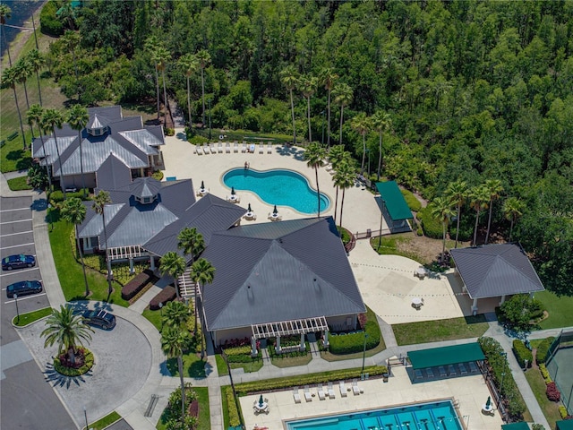 18003 Arbor Crest Dr, Tampa, FL 33647 - drone / aerial view of a pool
