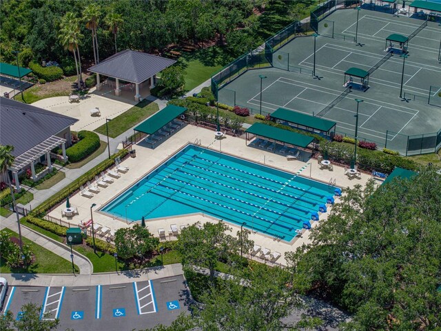18003 Arbor Crest Dr, Tampa, FL 33647 - drone / aerial view of a pool