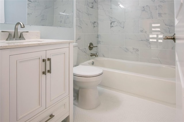 3008 E 38th Ave, Tampa, FL 33610 - bathroom featuring vanity, shower / bath combination, and tile patterned flooring