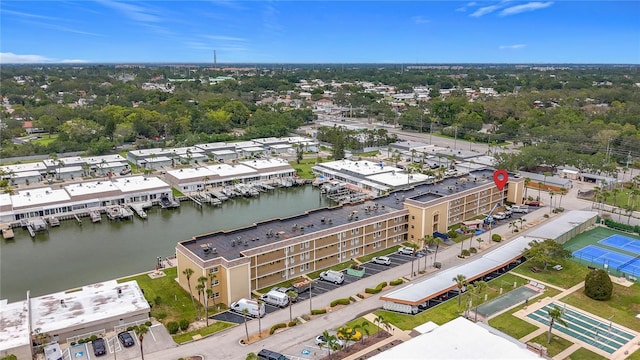 1 Boca Ciega Point Blvd Unit 215, Saint Petersburg, FL 33708 - drone / aerial view of a large body of water