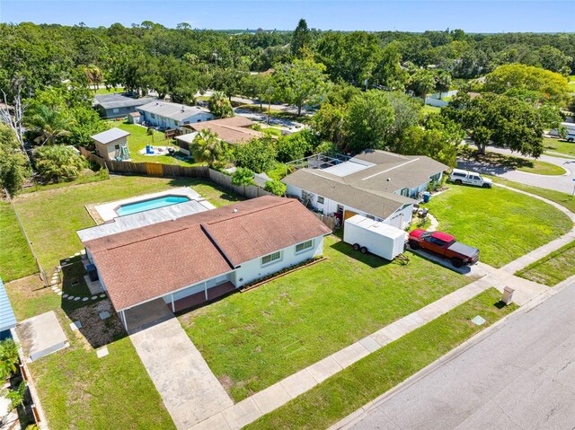302 Patty Dr, Oldsmar, FL 34677 - aerial view of residential area featuring a pool area