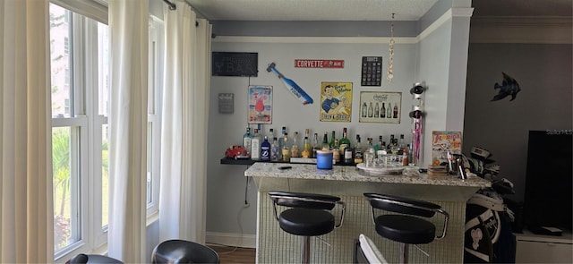indoor dry bar with healthy amount of natural light