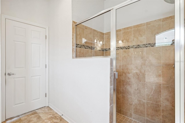 full bath with a stall shower