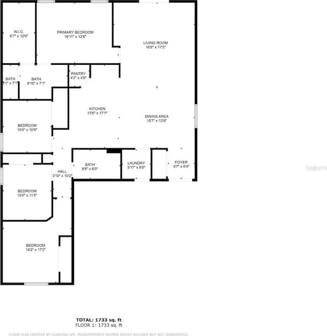 742 8th St NW, Ruskin, FL 33570 - room layout