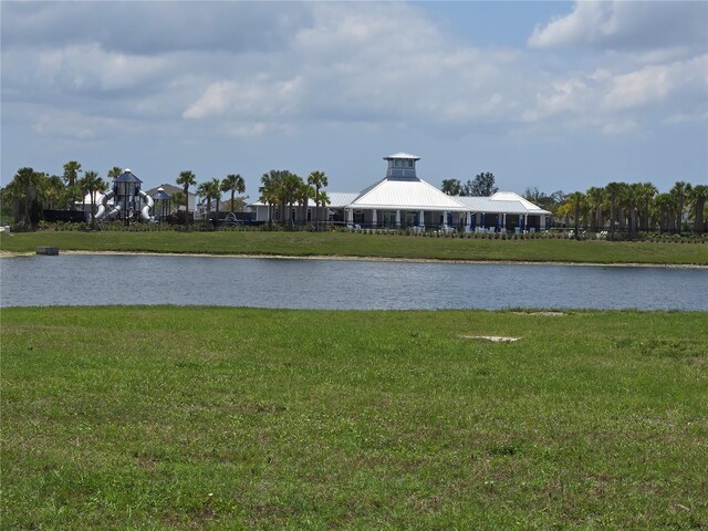 742 8th St NW, Ruskin, FL 33570 - water view with a gazebo