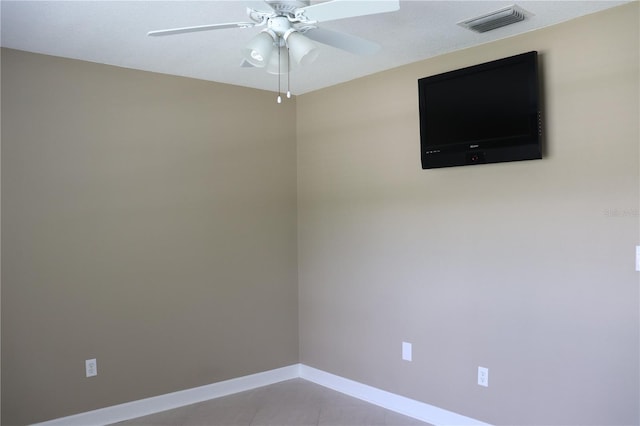 11014 Peking Pl, Tampa, FL 33624 - empty room with baseboards and a ceiling fan