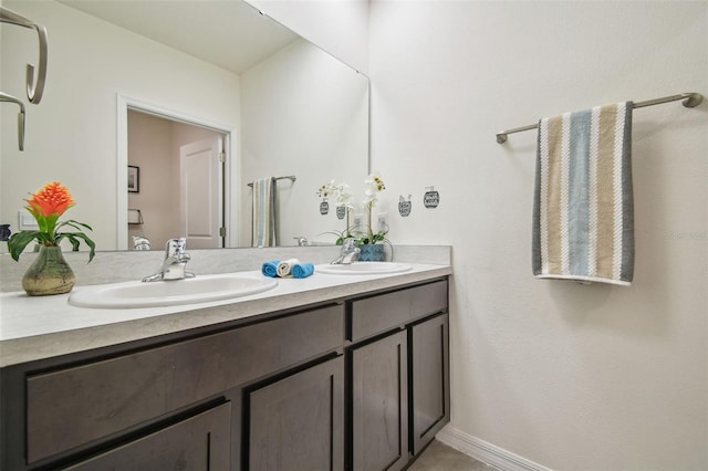 33524 Elm Hill Br, Wesley Chapel, FL 33545 - full bath with double vanity and baseboards