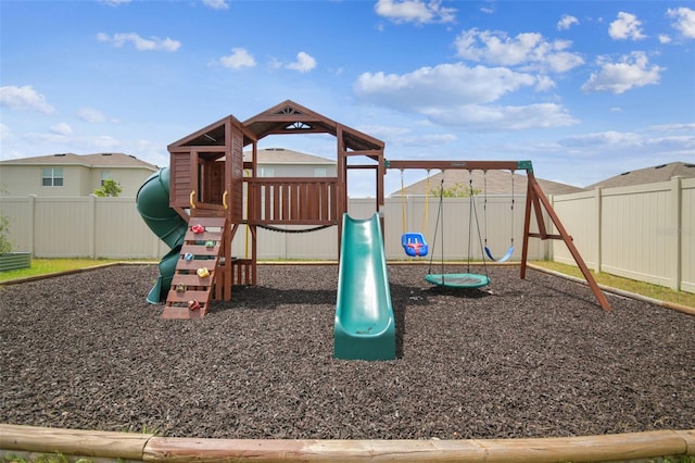 33524 Elm Hill Br, Wesley Chapel, FL 33545 - view of jungle gym featuring a fenced backyard