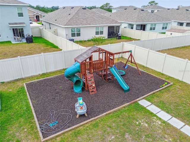 33524 Elm Hill Br, Wesley Chapel, FL 33545 - view of playground featuring a residential view